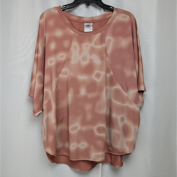 Adidas 11 Honore Training Tee Plus Sz 2X Tie Dye Short Sleeve Shirt Top - Picture 3 of 6